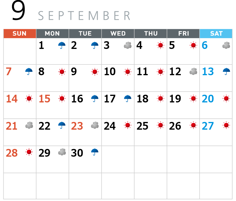 9月